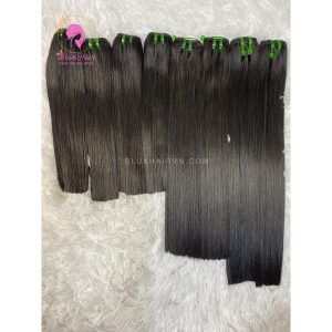 natural color bone straight human hair extension Bluxhair