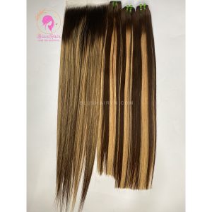 natural straight color human hair extension Bluxhair