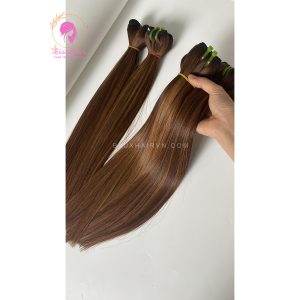 piano color bone straight human hair extension Bluxhair