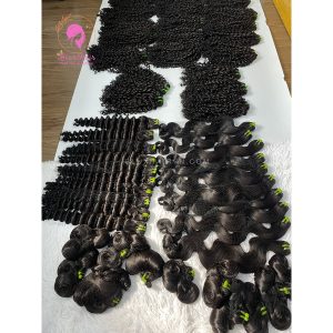 natural color curly wavy human hair extension Bluxhair